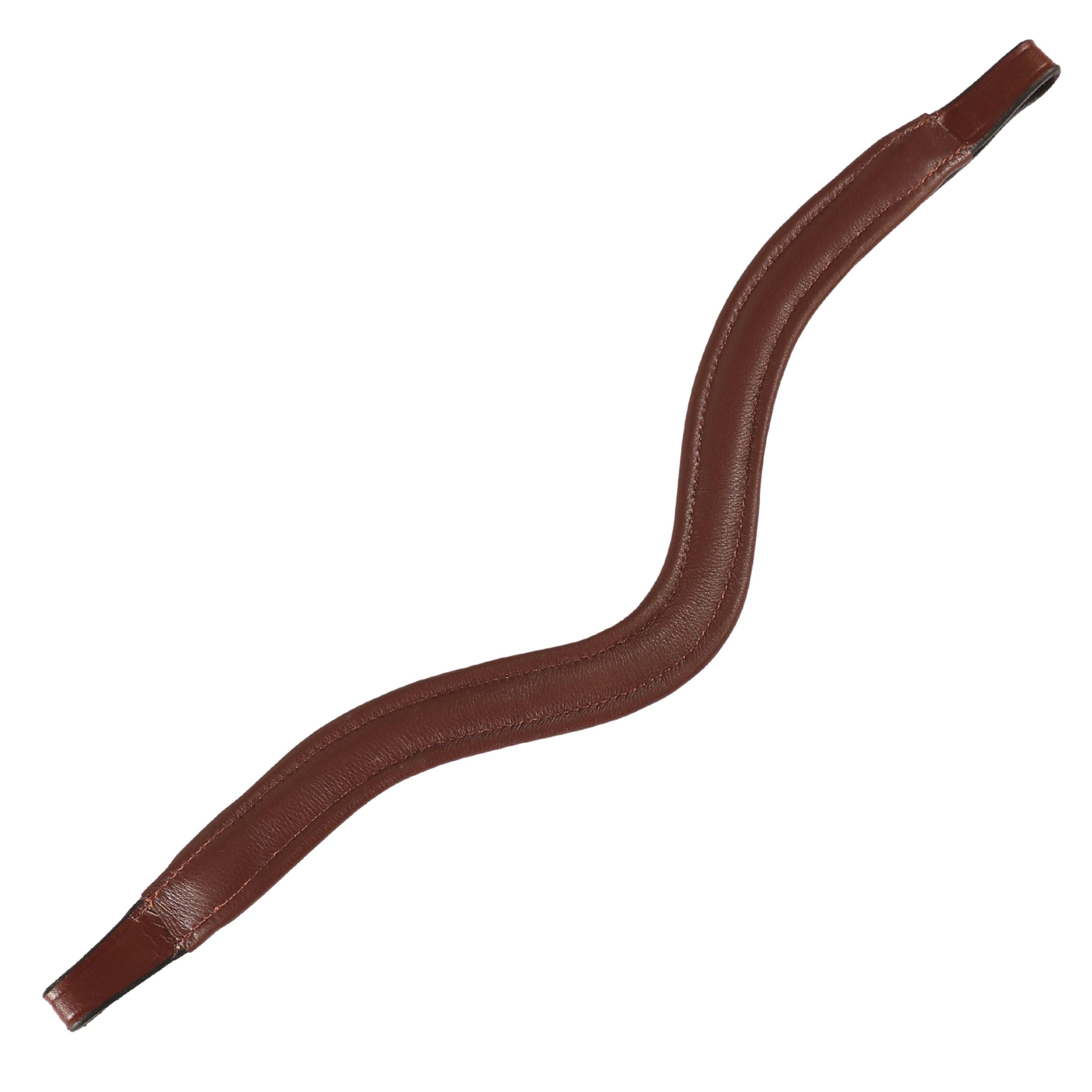 ExionPro Fancy Stitched Square Raised Padded Browband 