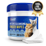 Pet Eye Cleansing Finger Wipes for Pets (50 Count)