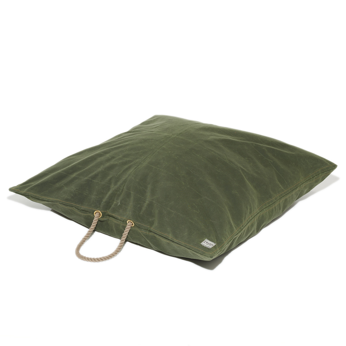 Olive Waxed Cotton Canvas Dog Bed
