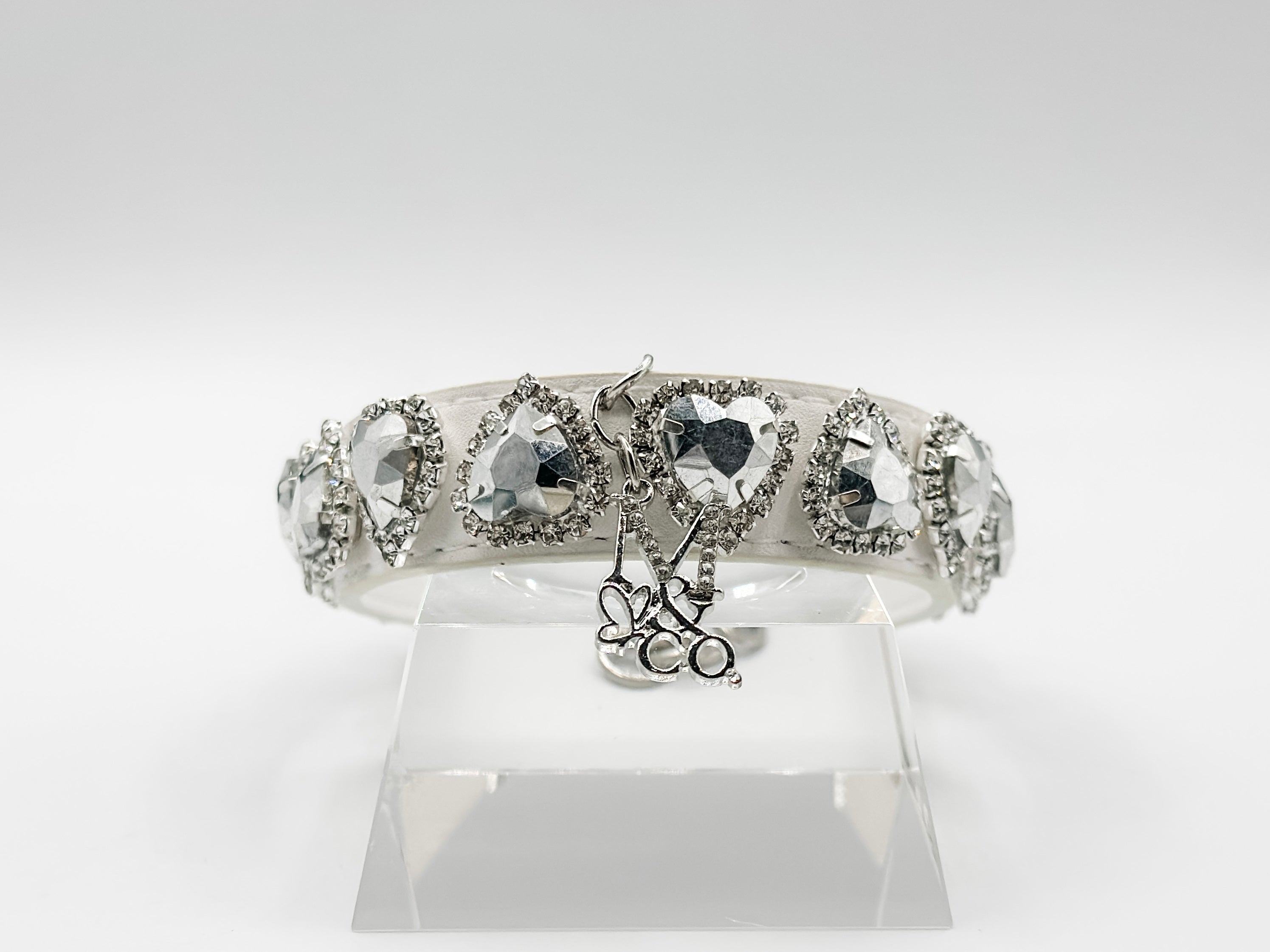 Couture Gem Necklace: Platinum