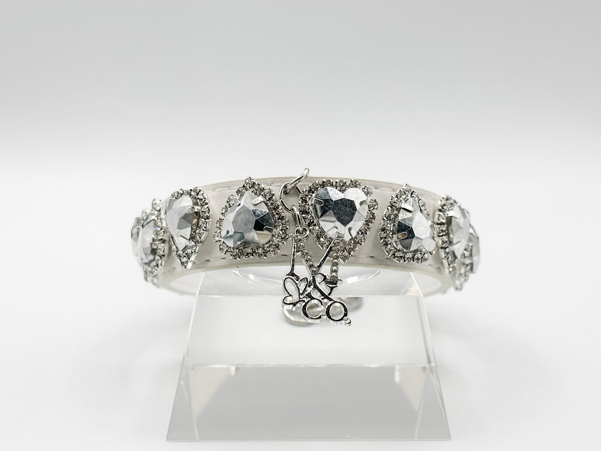 Couture Gem Necklace: Platinum