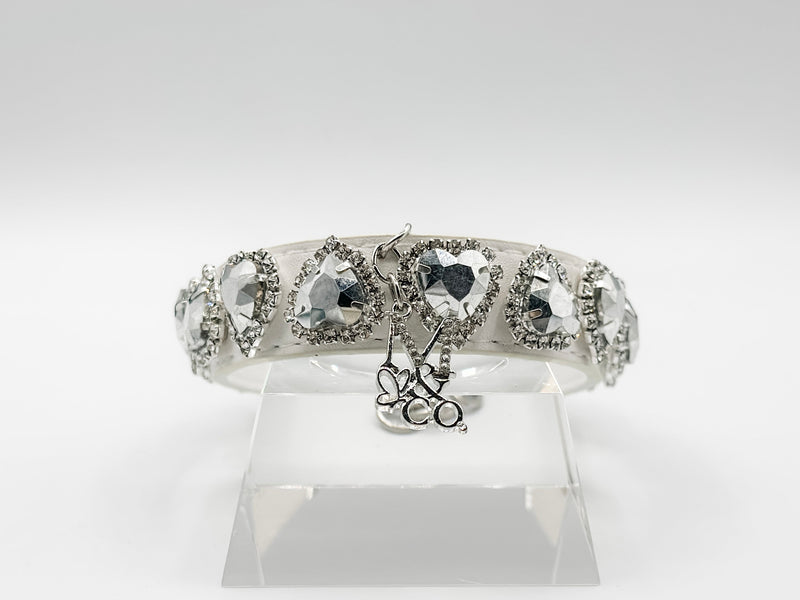 Couture Gem Necklace: Platinum