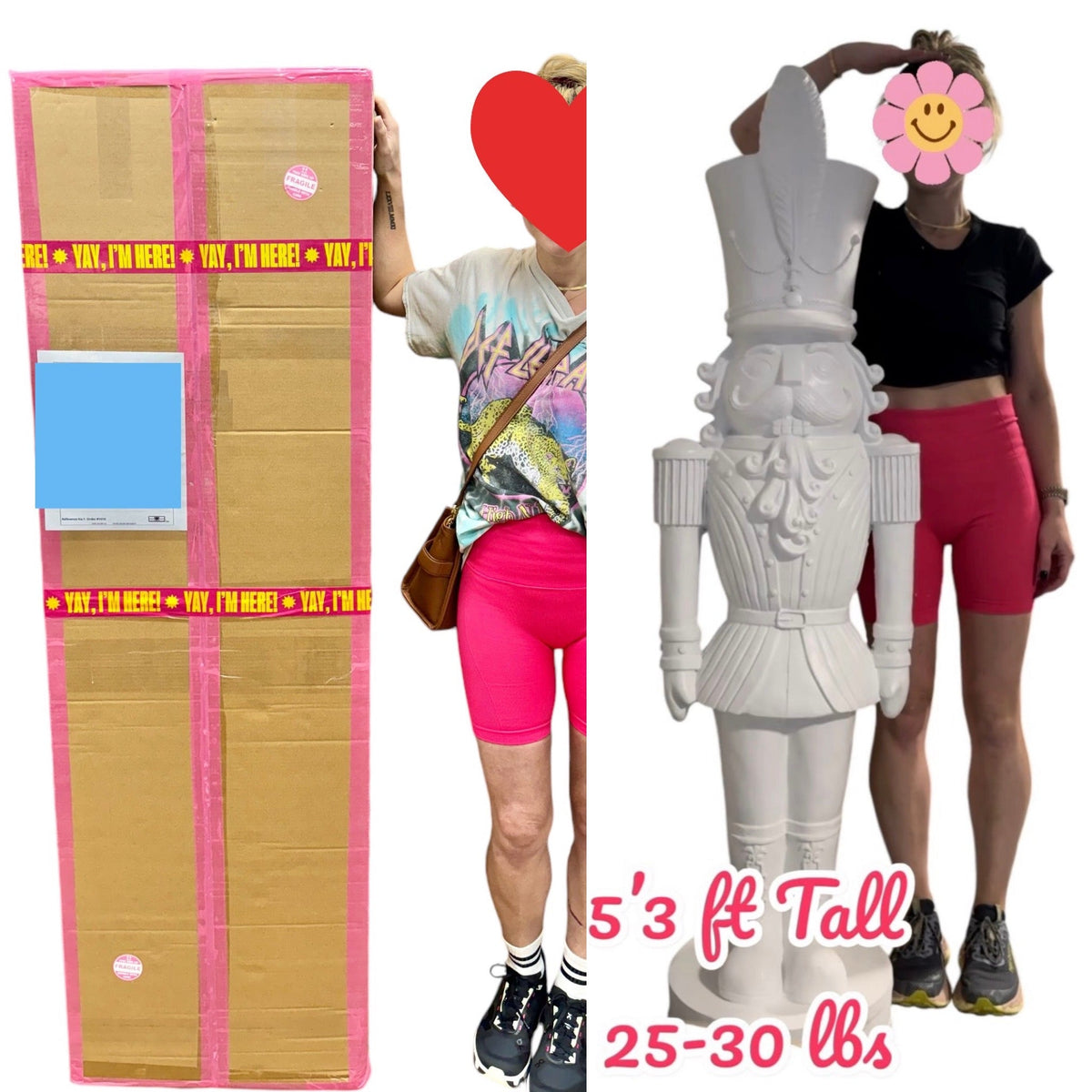 Lady Nutcracker Beetlejuice 63-Inch Life-Size Nutcracker