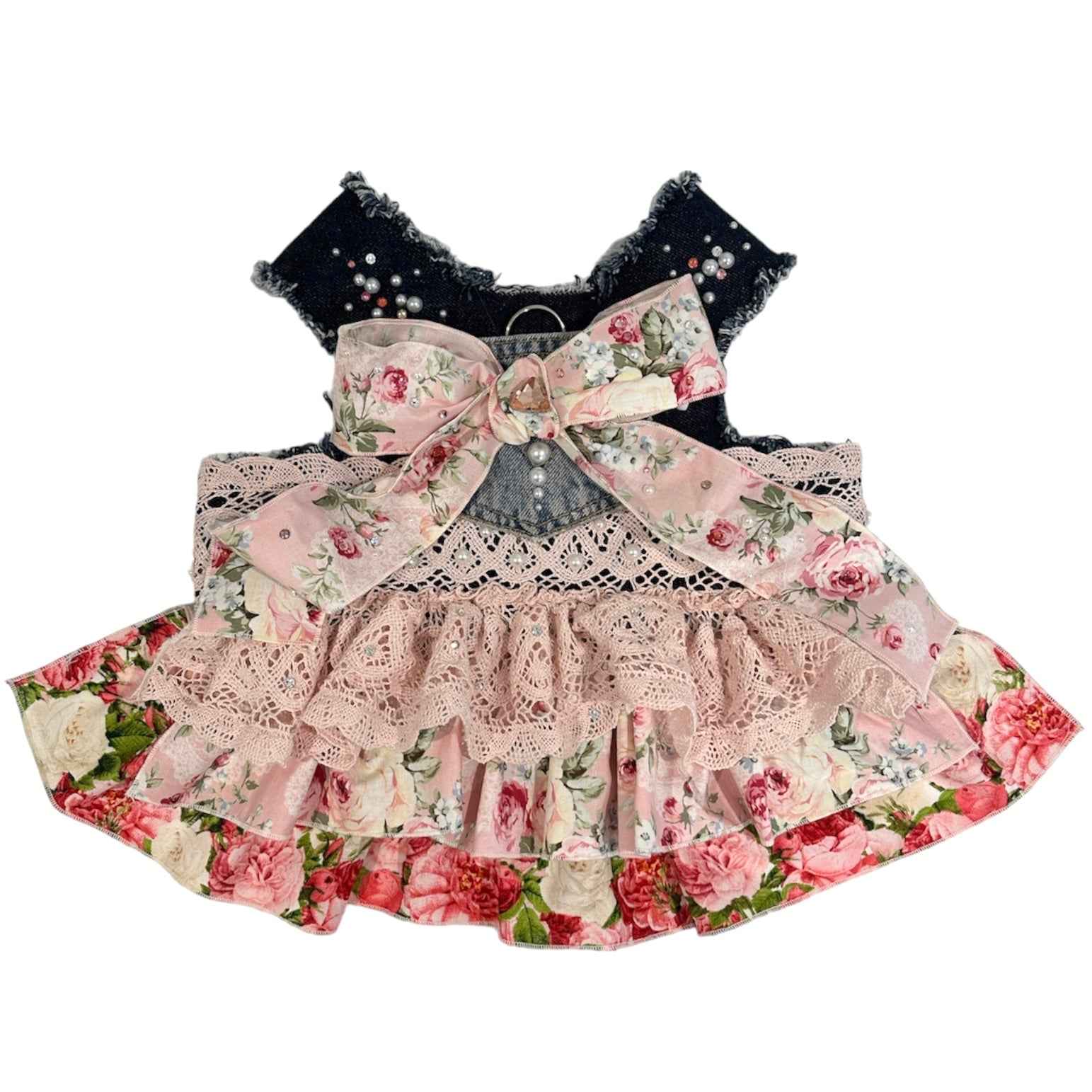 Heads or Tails Pup LovePackPuppy Denim Dog Dress