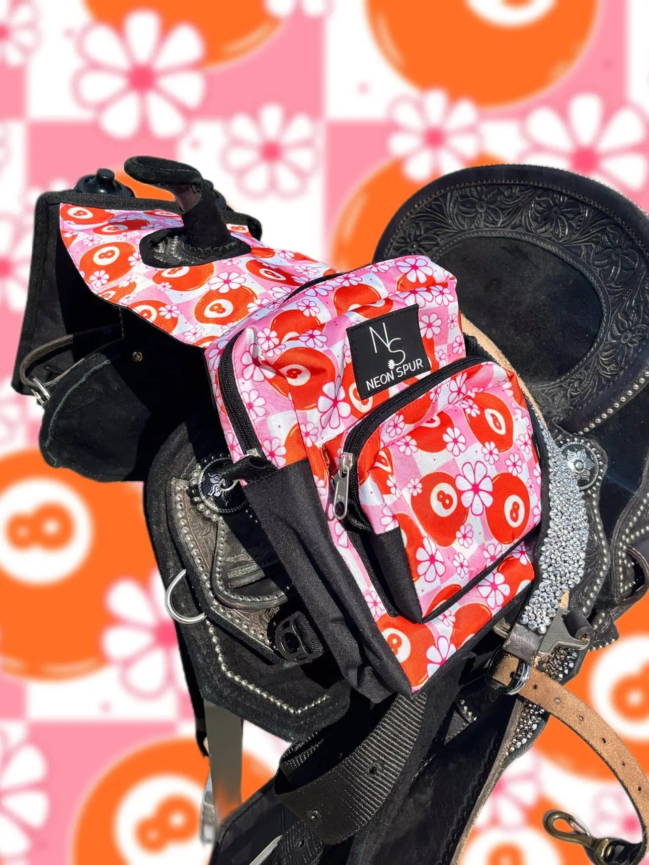 Daisy 8 Saddle Horn Bag And Bottle Holder | HT Animal Supply