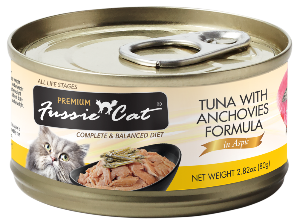 Fussie Cat Premium- Tuna With Anchovies Formula In Aspic (2.82oz)