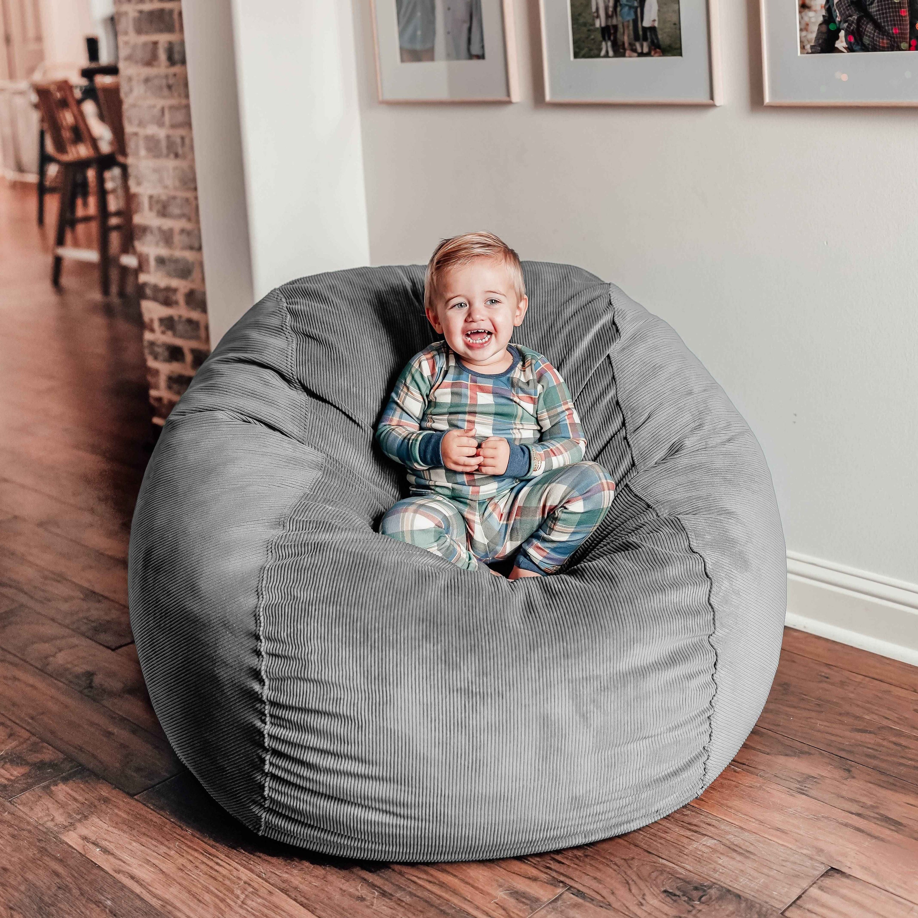 CordaRoy's Queen Corduroy Convertible Bean Bag Chair