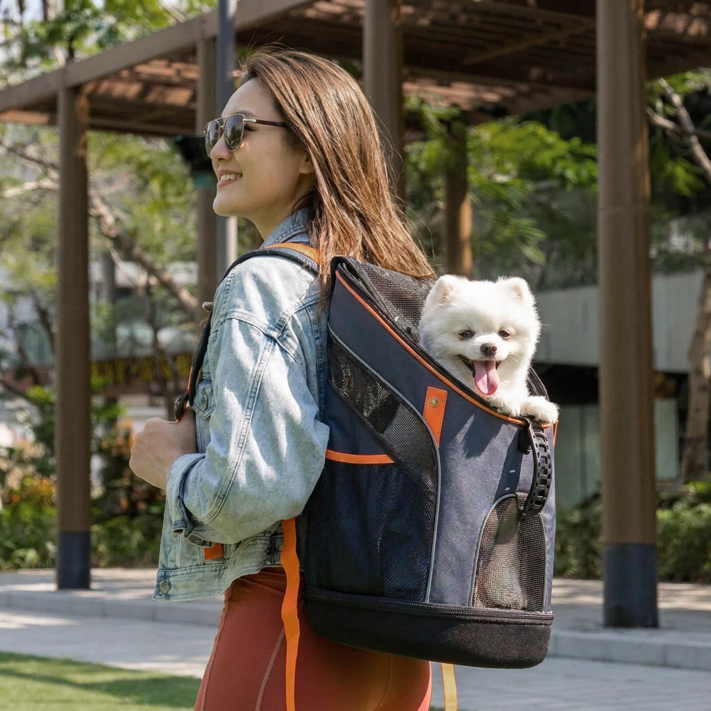 ibiyaya Ultralight Pro Pet Backpack Carrier, Front-Facing Cat-Dog Travel Bag
