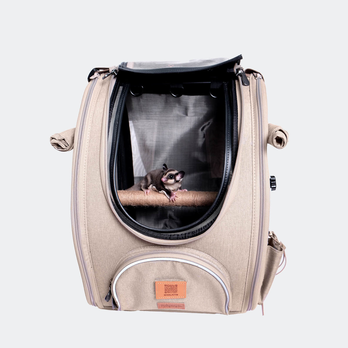 ibiyaya ibiyaya x BirdTricks TrackPack for Birds, Patented Small Bird Carrier Backpack with Perch