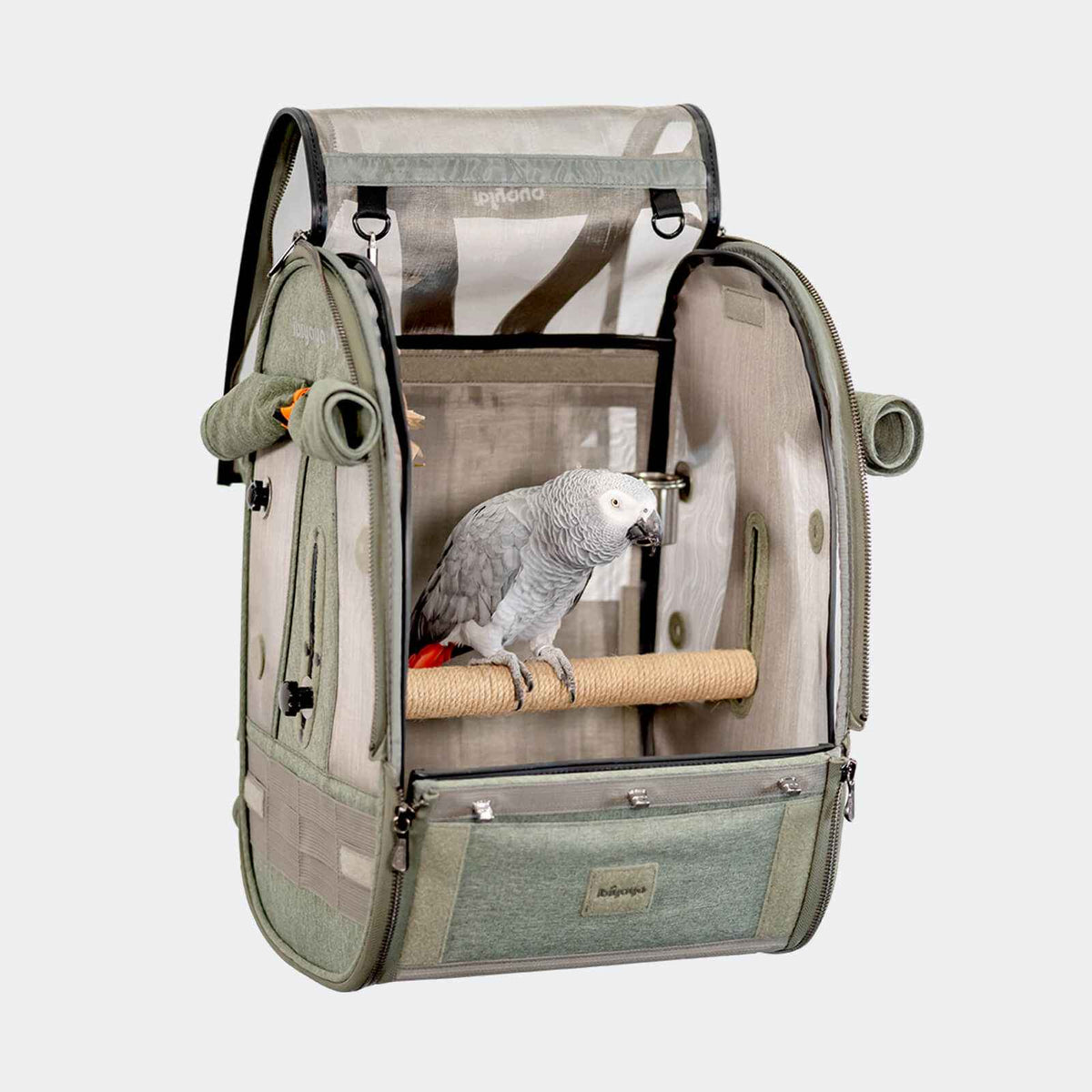 ibiyaya ibiyaya x BirdTricks Medium Size TrackPack, Backpack Bird Travel Carrier