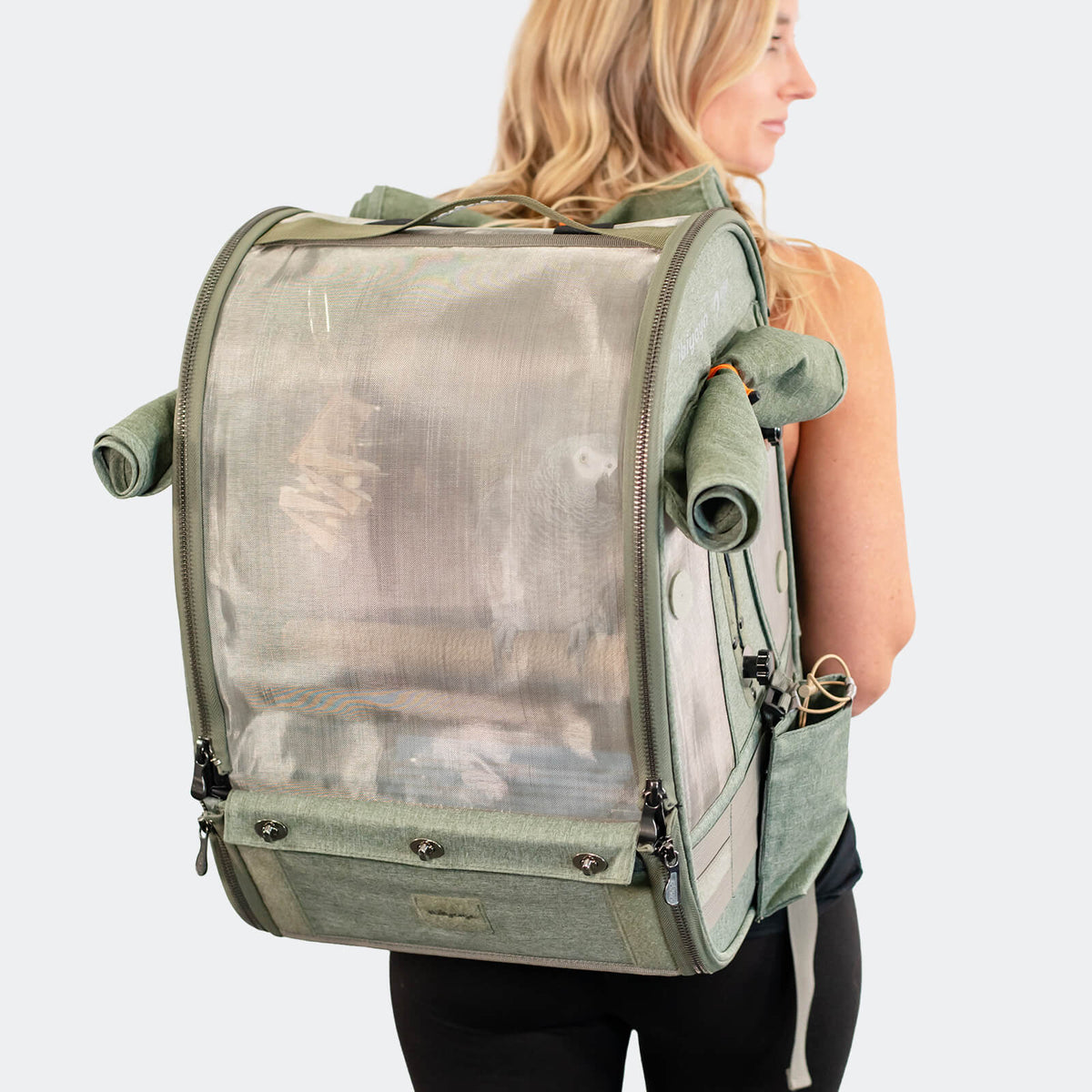 ibiyaya ibiyaya x BirdTricks Medium Size TrackPack, Backpack Bird Travel Carrier