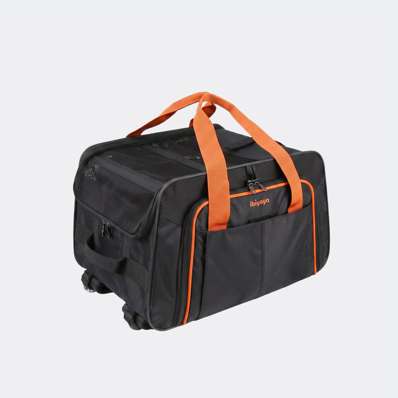 ibiyaya JetPaw Expandable In-Cabin Pet Carrier Backpack Airline-Approved Travel Backpack for Dogs & Cats