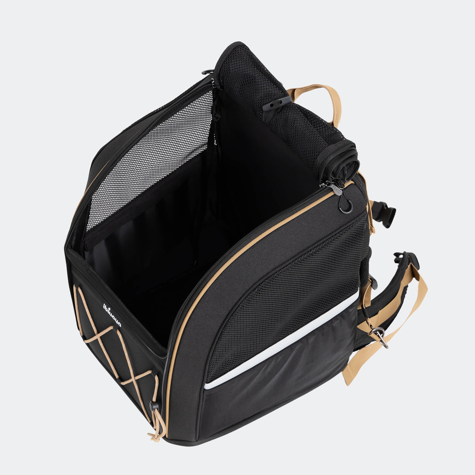 ibiyaya Champion Large Dog Carrier Backpack, with Optional Wheels