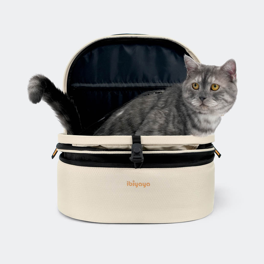 ibiyaya Panorama Zipper-Free Pet Carrier Backpack