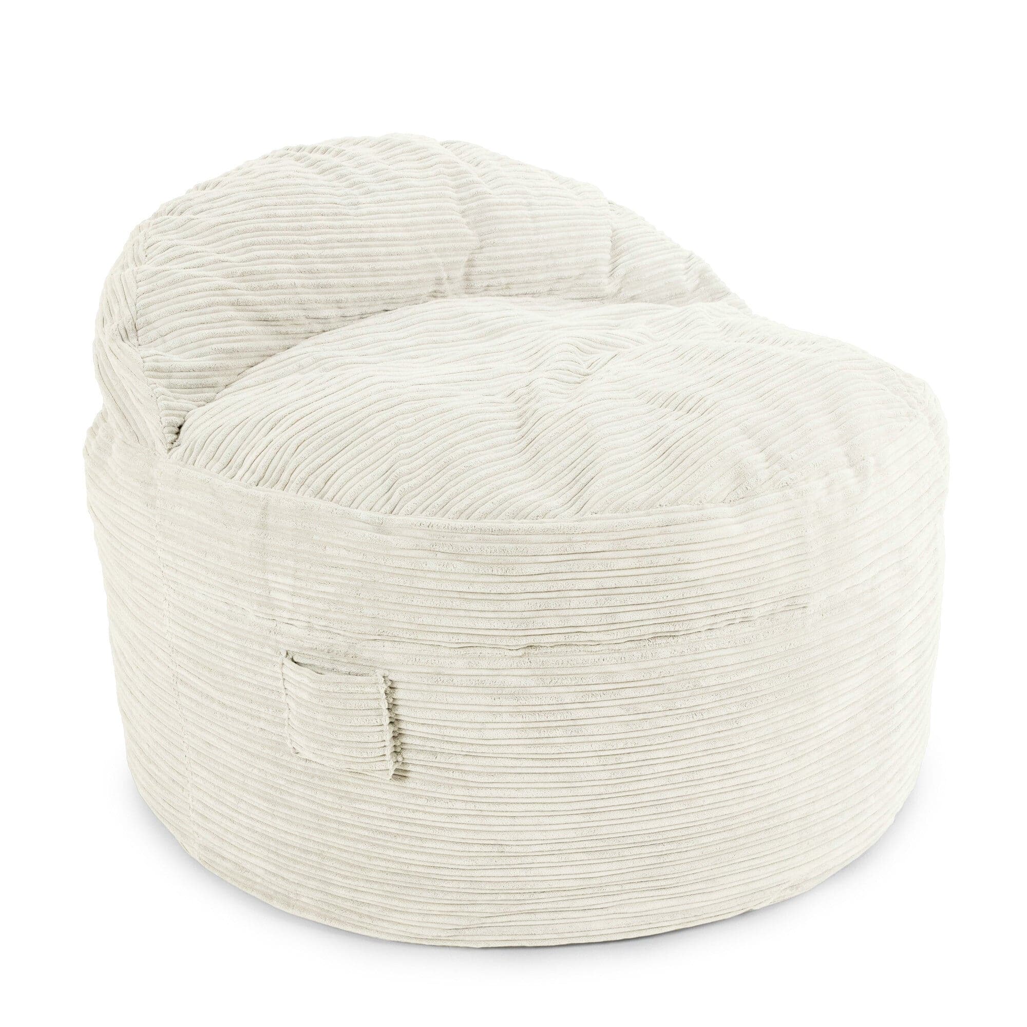 CordaRoy's Full Terry Corduroy Nest Convertible Bean Bag Chair