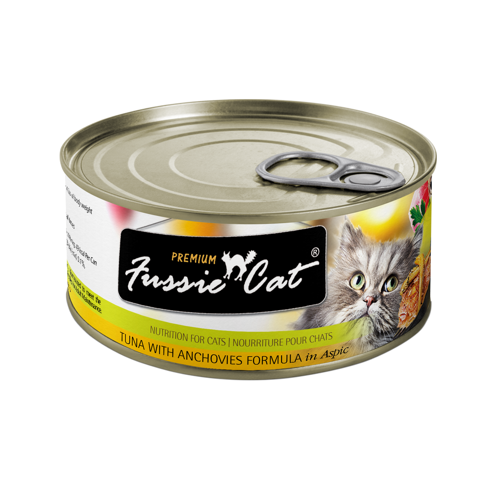 Fussie Cat Premium- Tuna With Anchovies Formula In Aspic  (2.82oz)