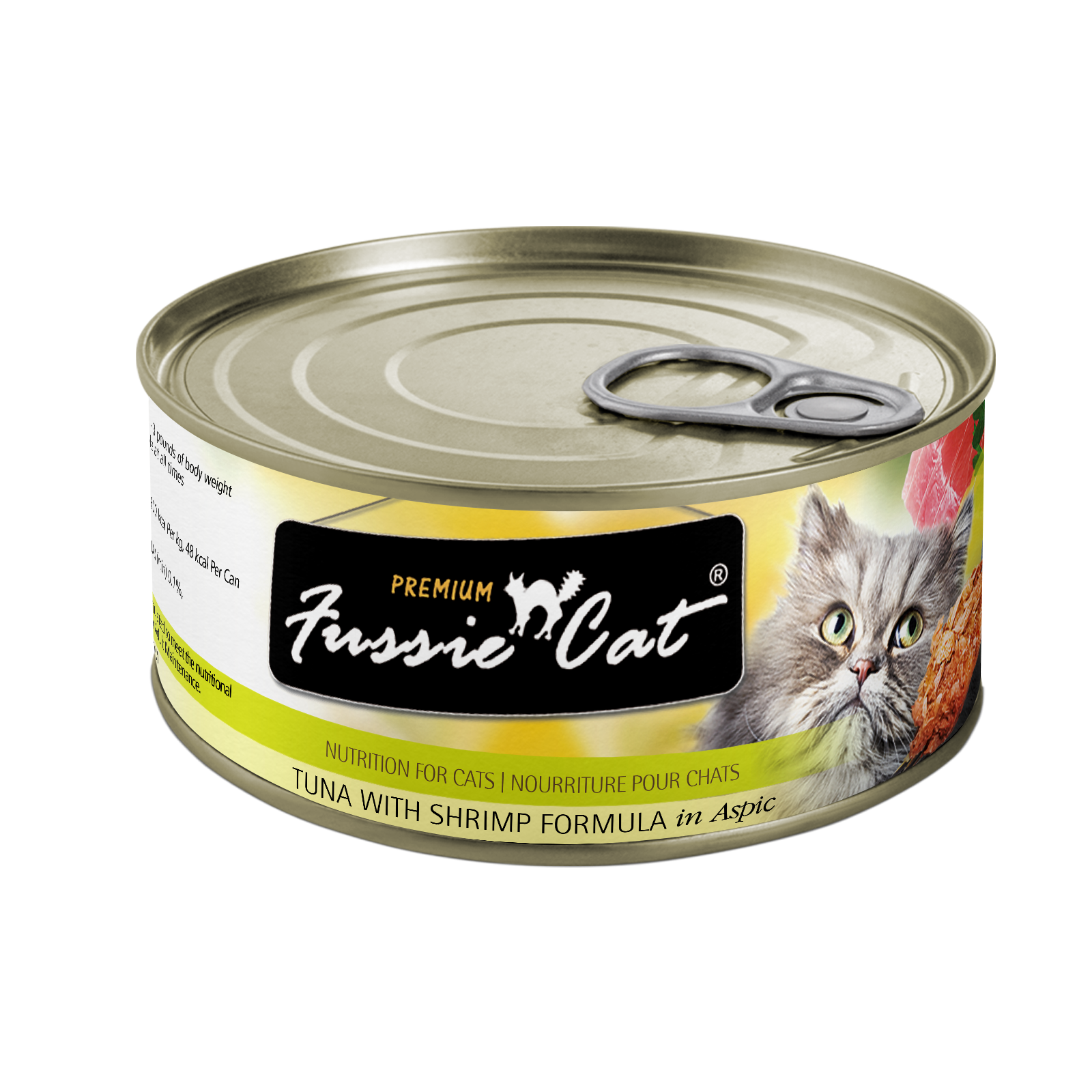 Fussie Cat Premium- Tuna With Shrimp Formula In Aspic (2.82oz)