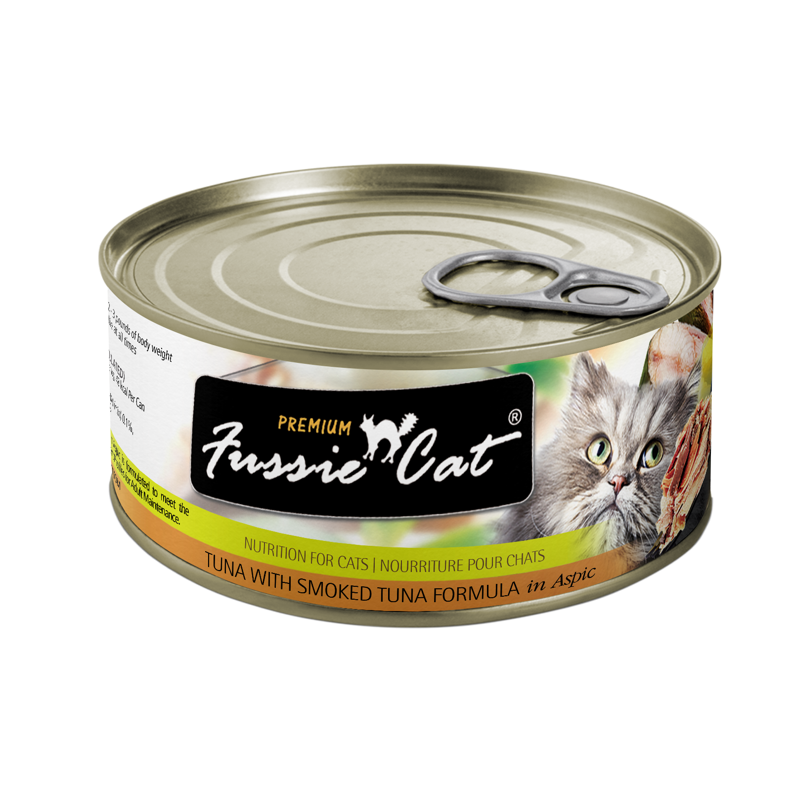 Fussie Cat Premium- Tuna With Smoked Tuna Formula In Aspic (2.82oz)