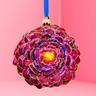 Palazzo Peony Glass Christmas Ornament (Festival)