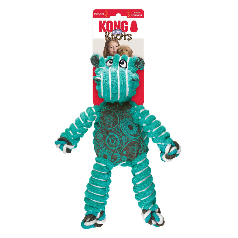 Kong Floppy Knots Hippo - HT Animal Supply