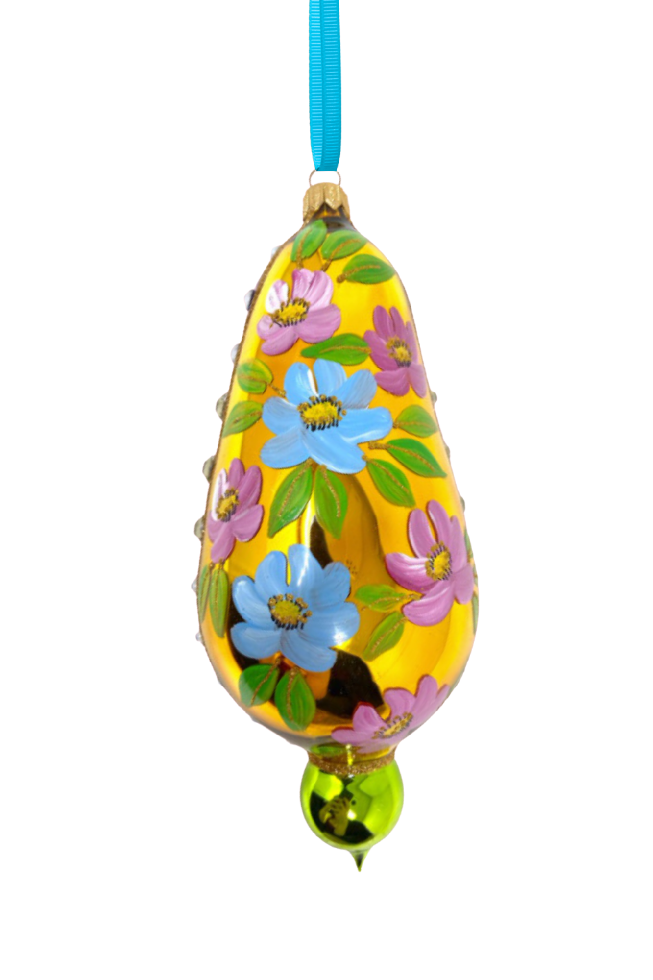 Florentine Flourish Polish Glass Ornament