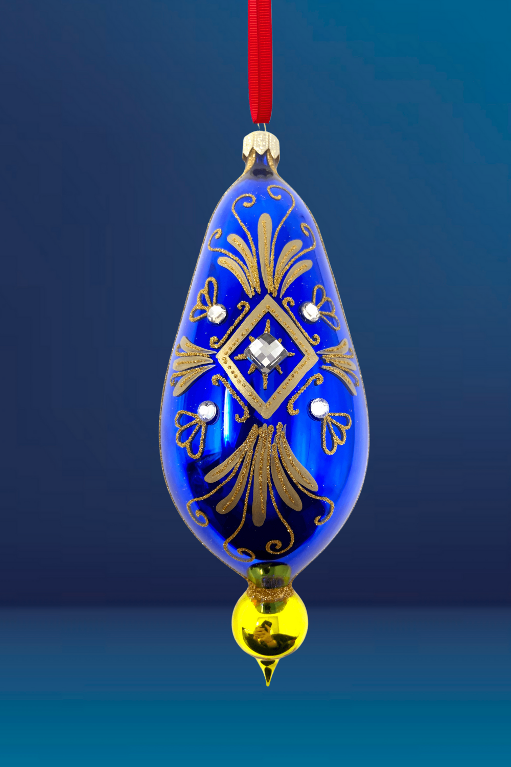 Florentine Iridescence Glass Ornament