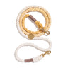 Butterscotch Cotton Rope Dog Leash by Found My Animal | Adjustable & Secure Bolt Snap