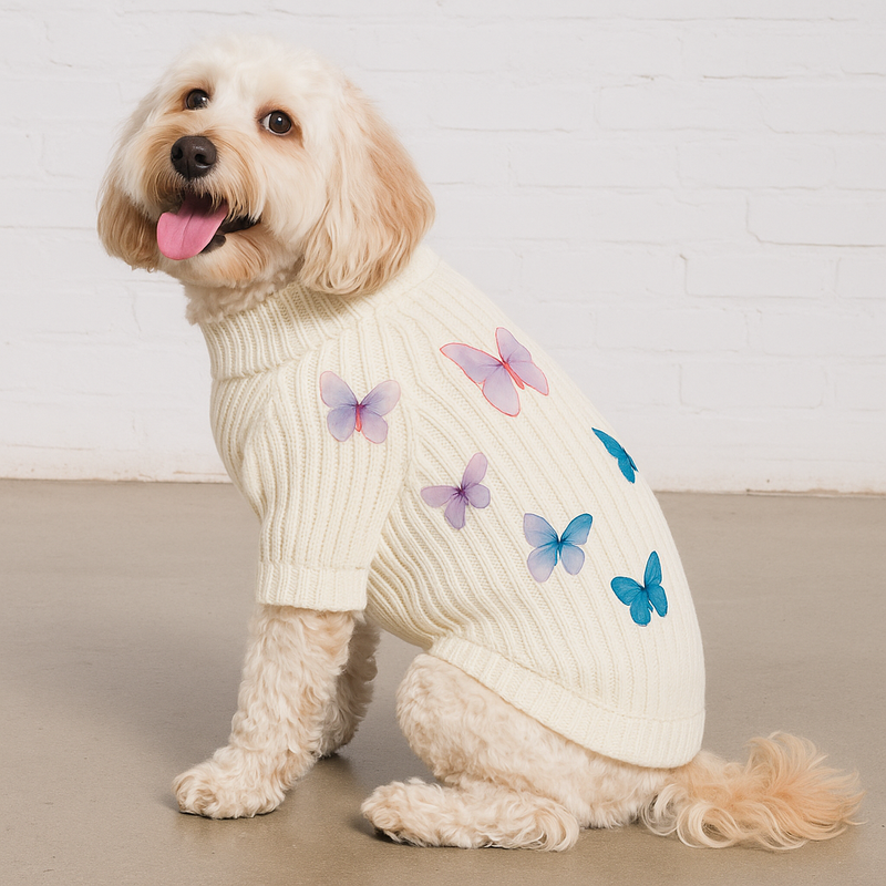 Dog Sweater - Butterfly 3D Icon | Found My Animal