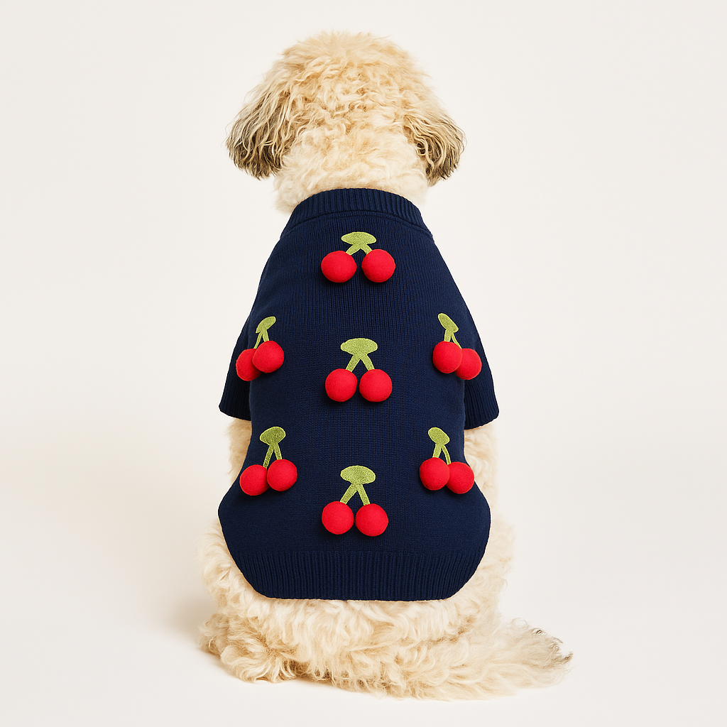 Dog Sweater - Cherries 3D Icon | Found My Animal