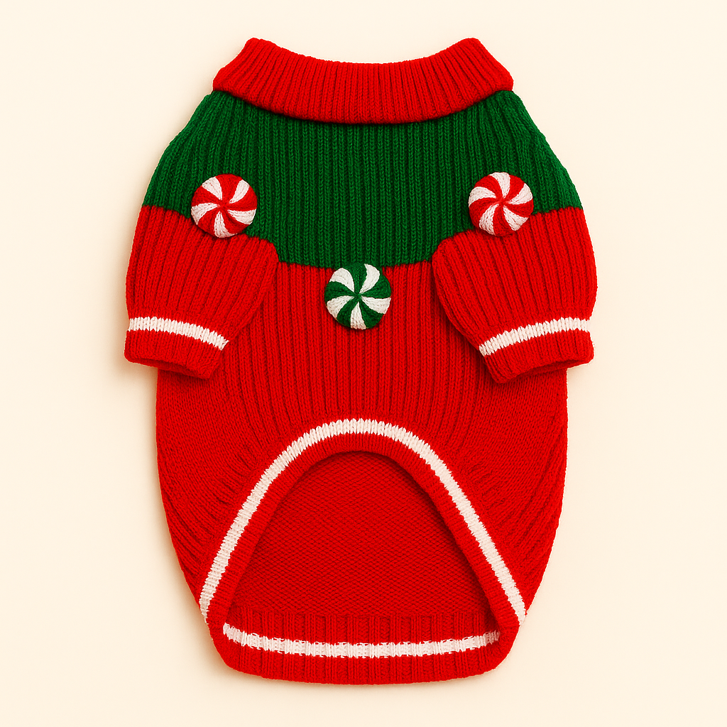 Original Peppermint Candy 3D Icon Sweater