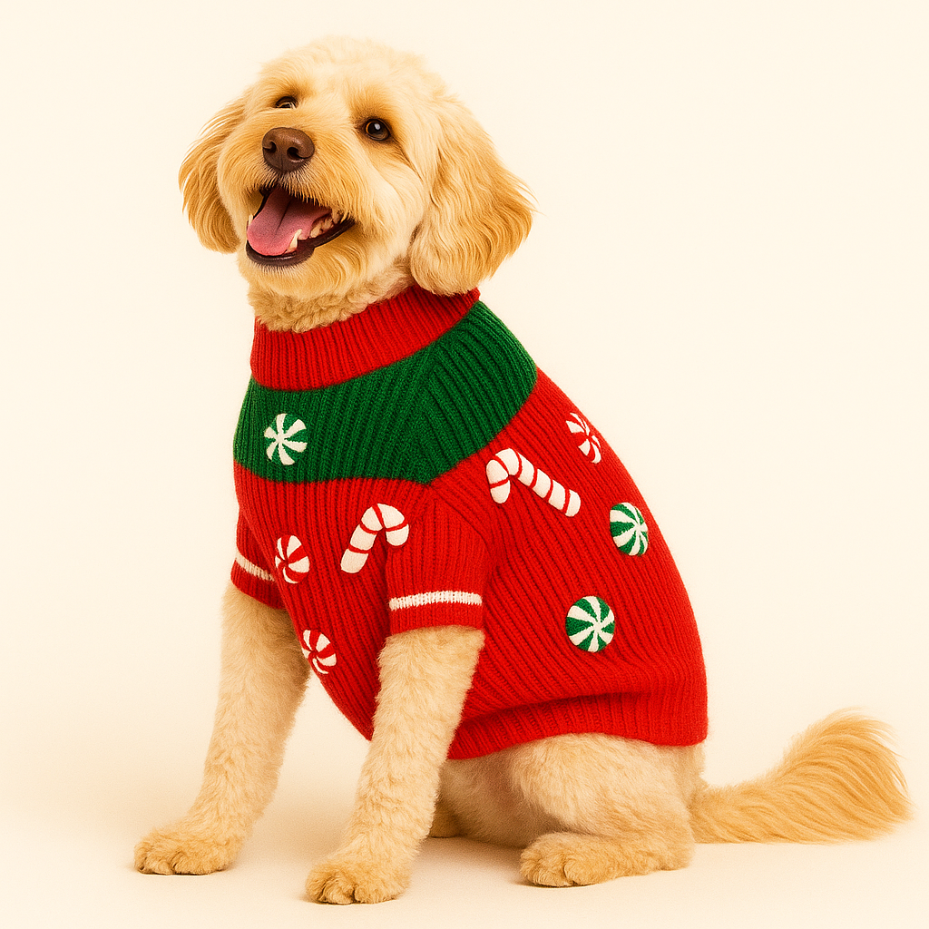 Original Peppermint Candy 3D Icon Sweater