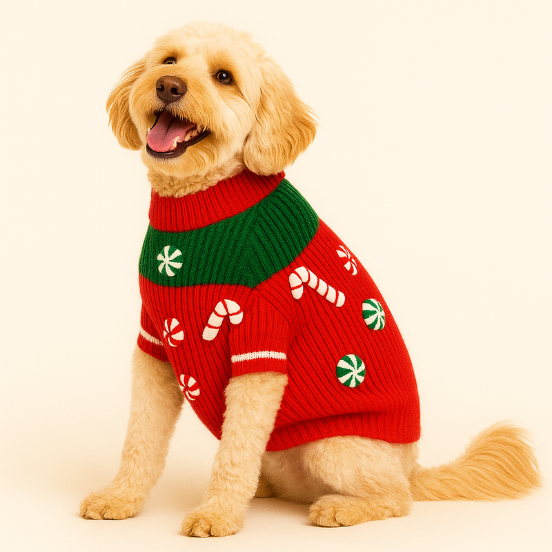 Original Peppermint Candy 3D Icon Sweater