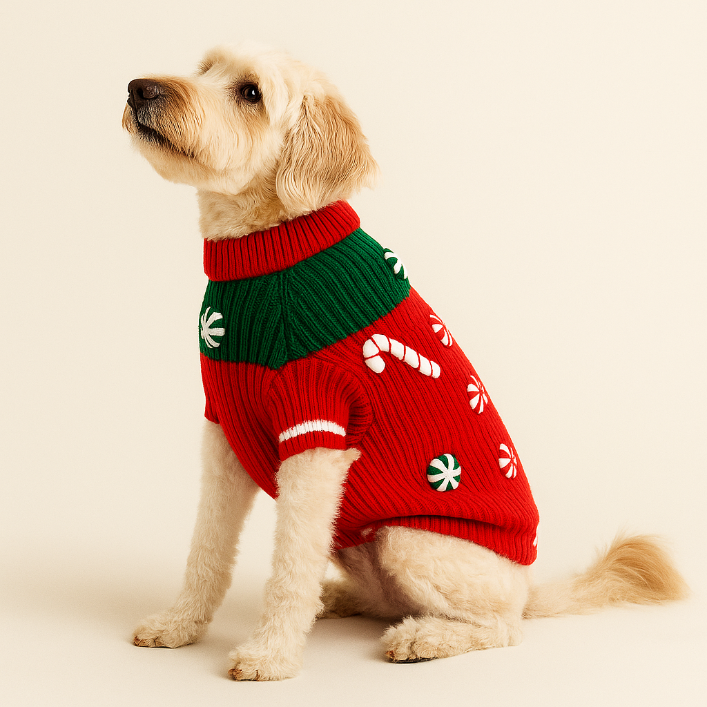 Original Peppermint Candy 3D Icon Sweater