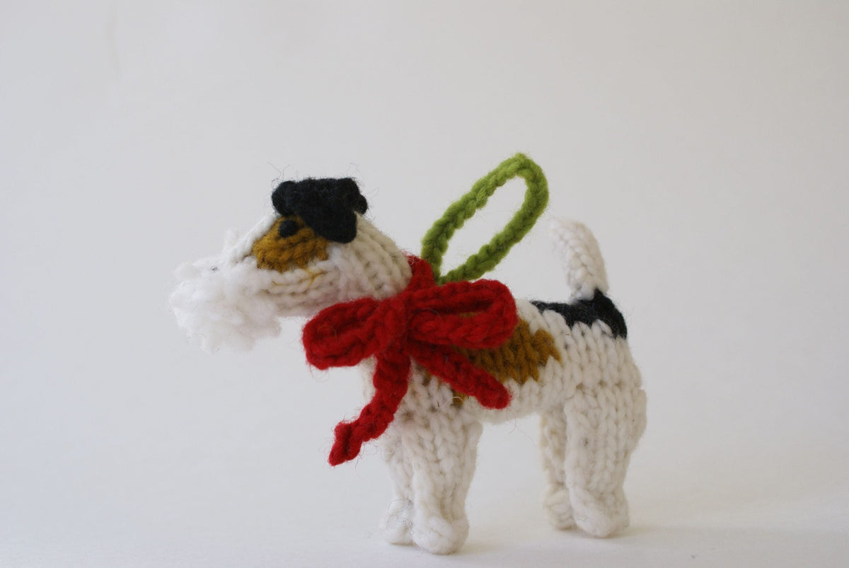 Chilly Dog Fox Terrier Wool Ornament