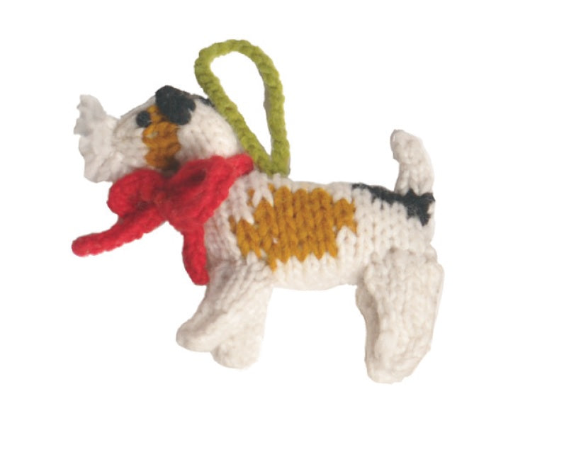 Chilly Dog Fox Terrier Wool Ornament