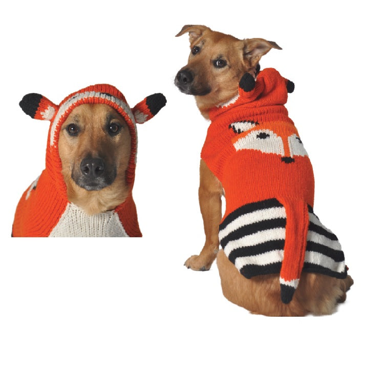 Chilly Dog Foxy Hoodie Dog Sweater