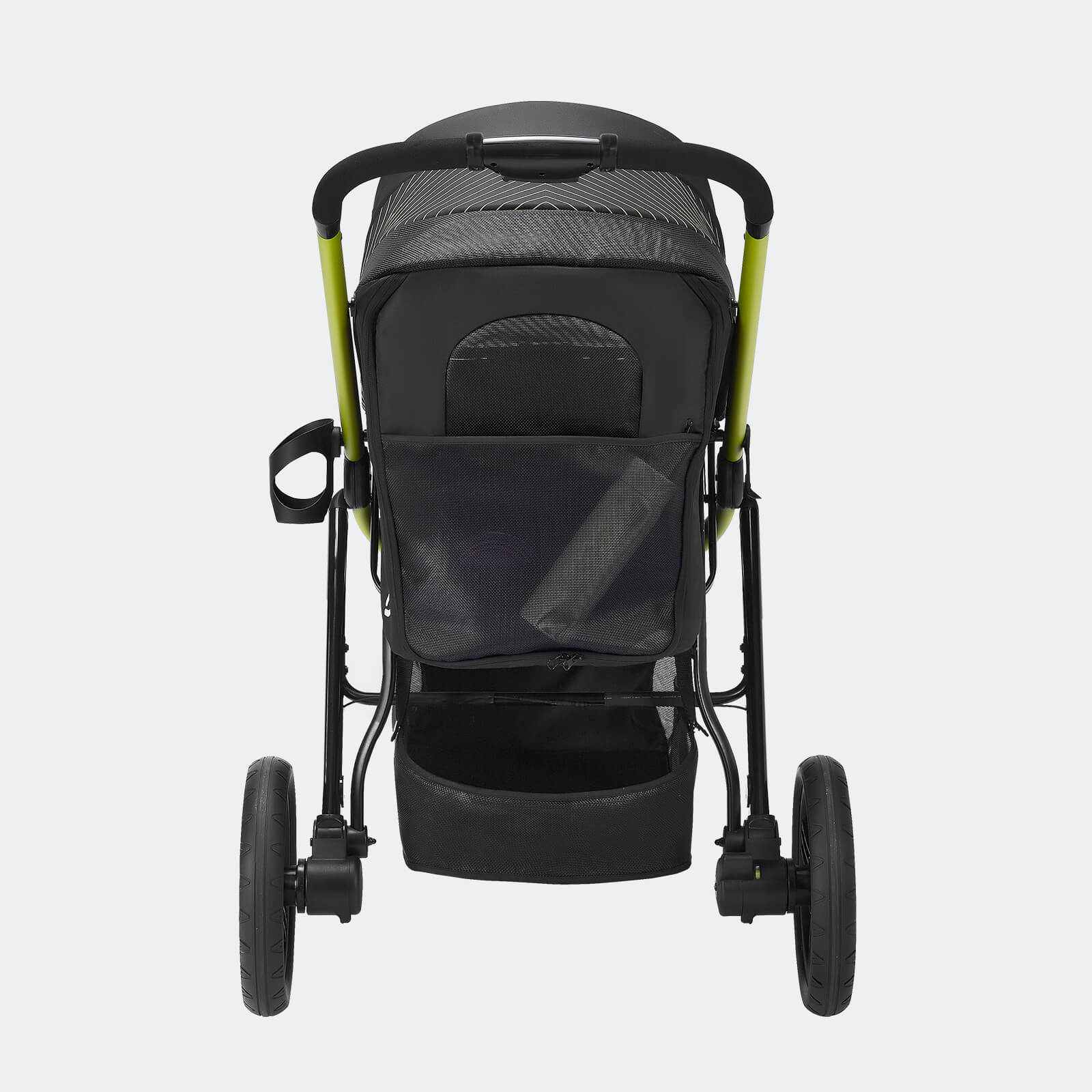 ibiyaya The Beast Pet Jogging Stroller, 3-Wheel All-Terrain Dog and Cat Pram