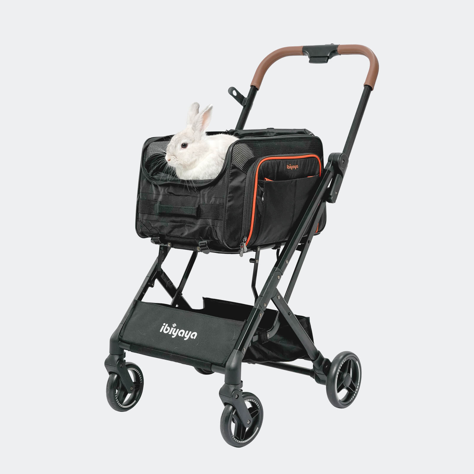 ibiyaya JetPaw 3-in-1 Pet Stroller with Detachable Airline-Approved Carrier