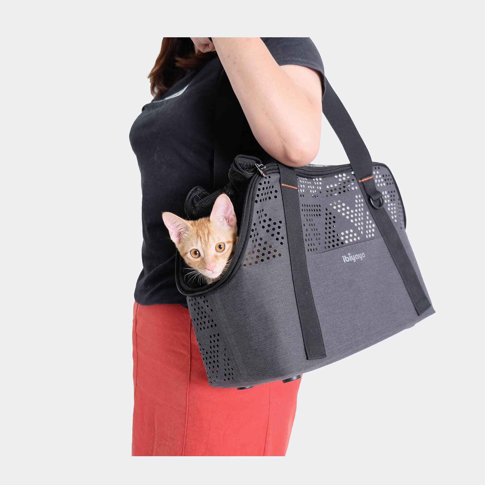 ibiyaya Breezy Wanderer Fur-Free Pet Tote Bag