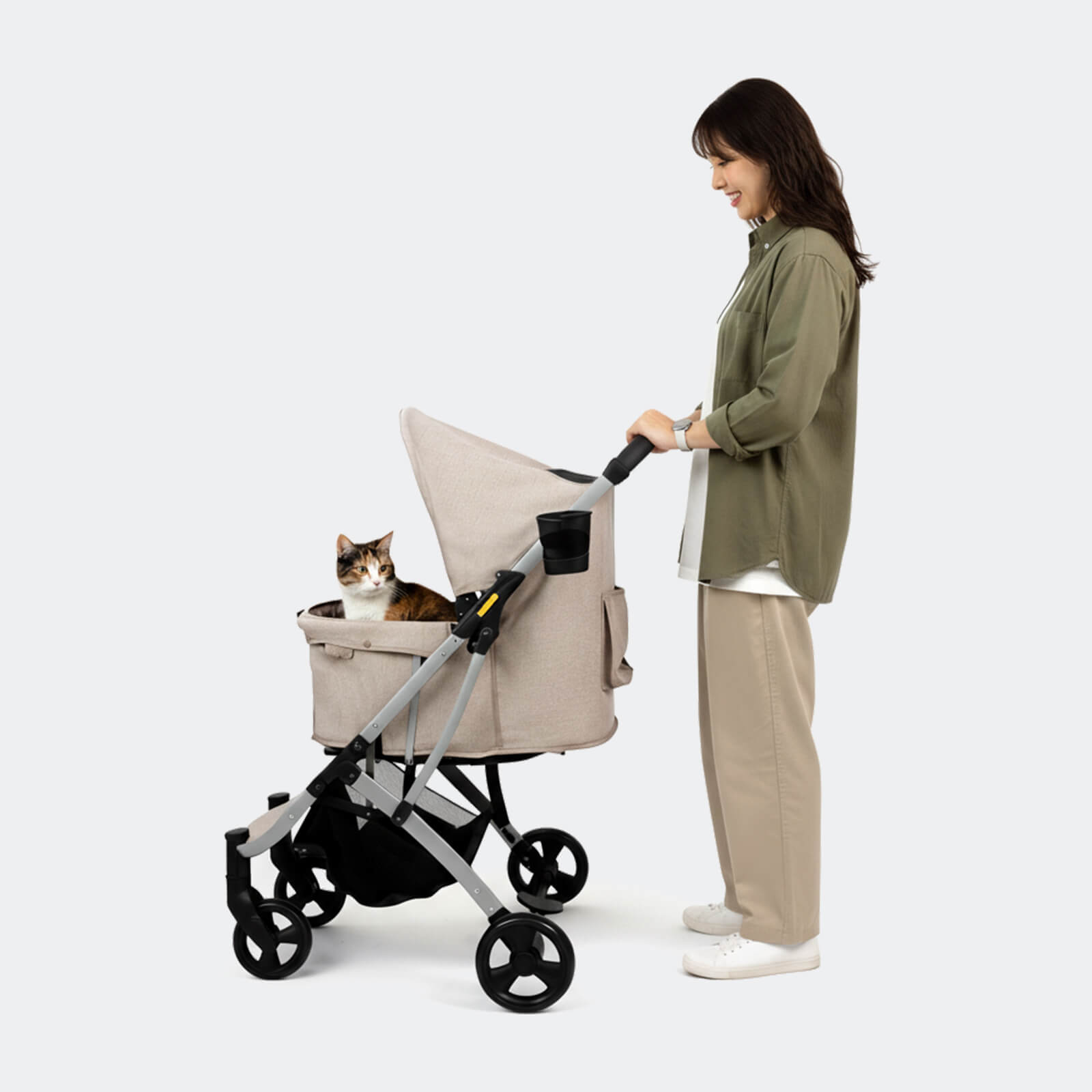 Evolution Speedy Fold Pet Buggy, Best Foldable Cat, Rabbit and Dog Stroller 
