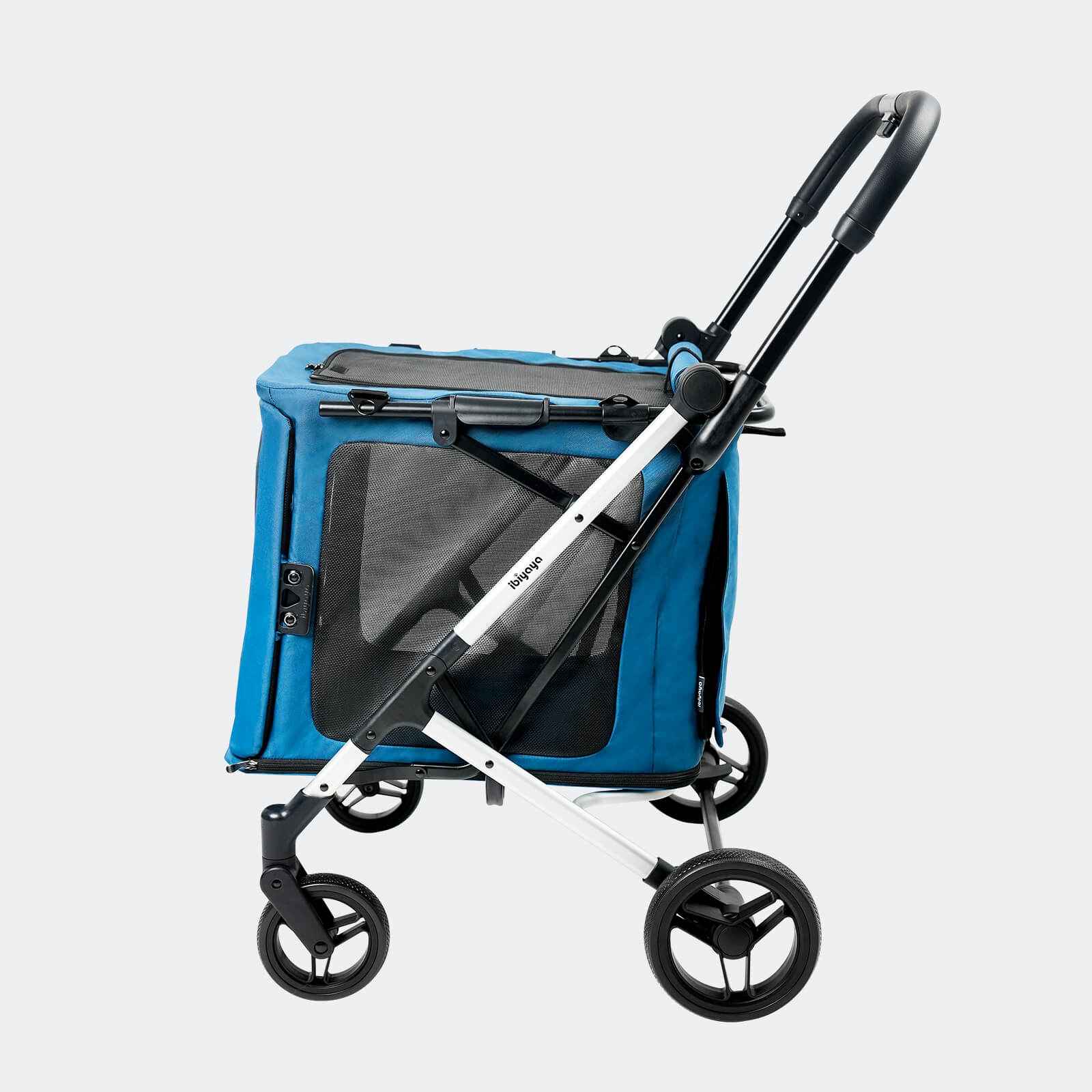 ibiyaya BigBuddy Pet Stroller and Soft Crate Combo, 2-in-1 Pet Wagon