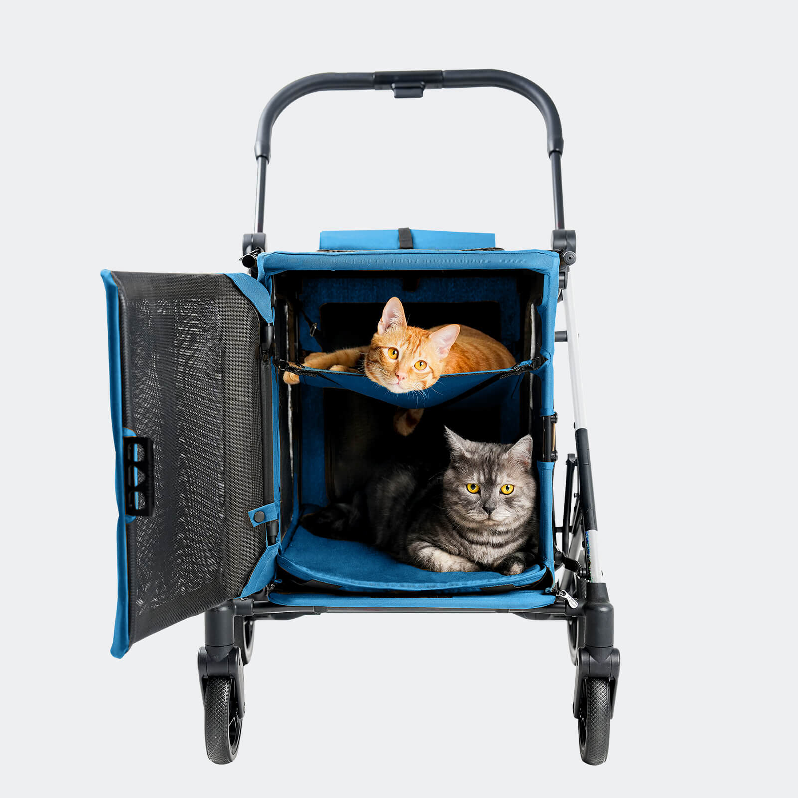 ibiyaya BigBuddy Pet Stroller and Soft Crate Combo, 2-in-1 Pet Wagon