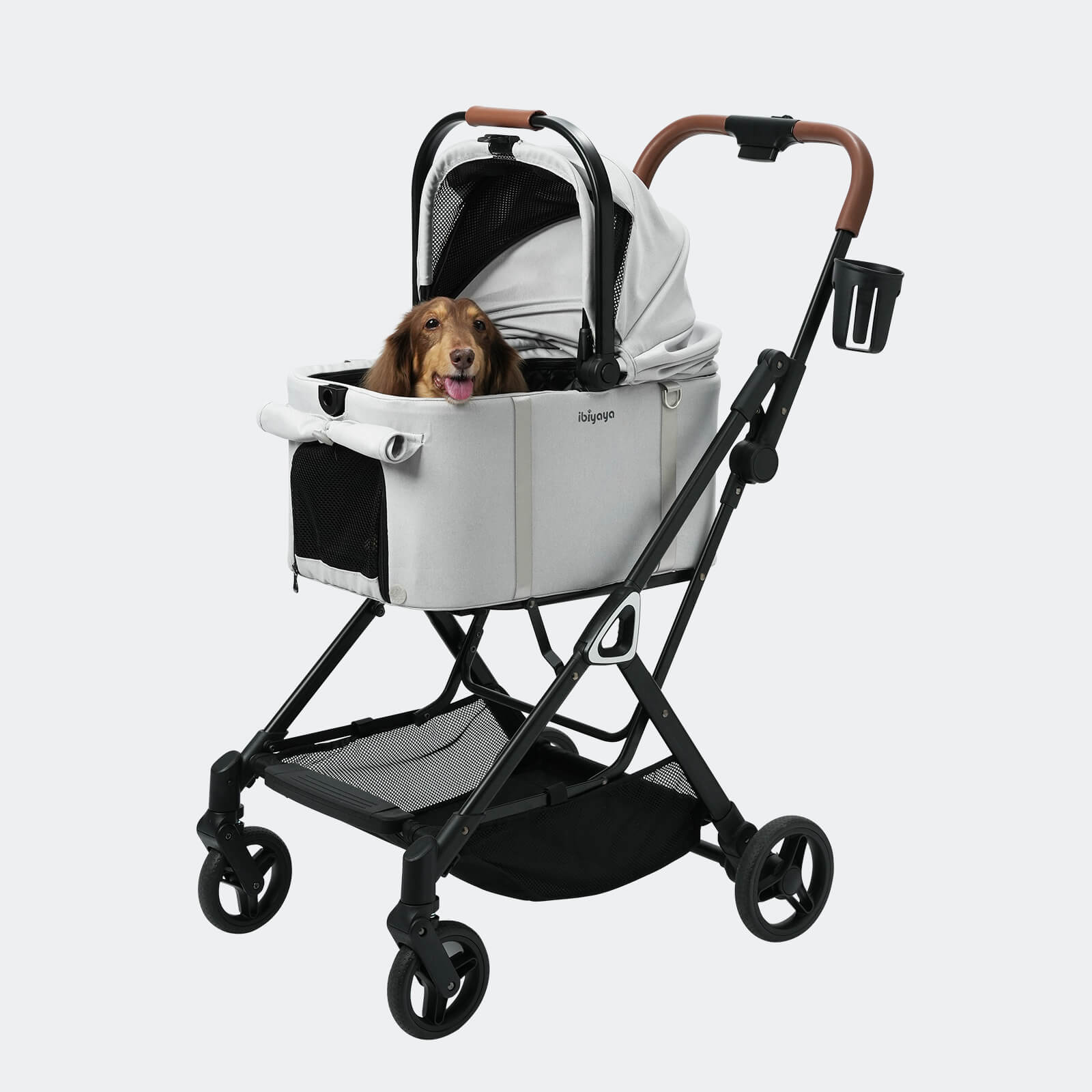ibiyaya Tinker Small Detachable Pet Stroller Compact Buggy for Cats & Small Dogs