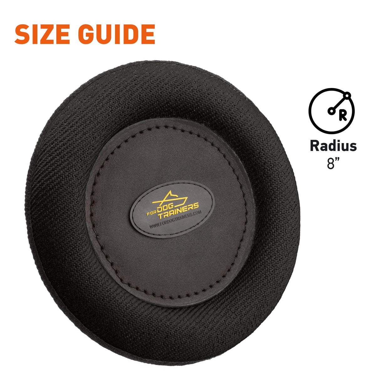 FDT 8-Inch French Linen Frisbee Flying Disc Dog Toy