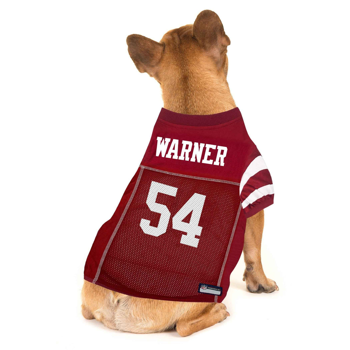 NFL San Francisco 49ers Fred Warner Mesh Pet Jersey