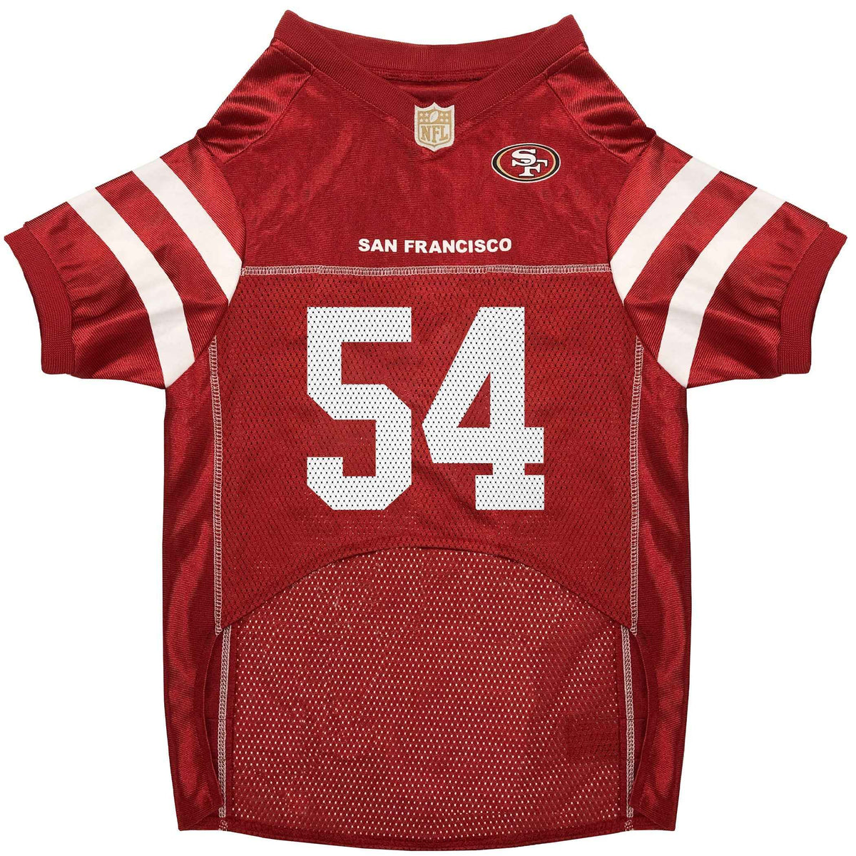 NFL San Francisco 49ers Fred Warner Mesh Pet Jersey