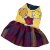Fall Leaves Harness Dress - Designer Eco-Friendly Dog Clothing