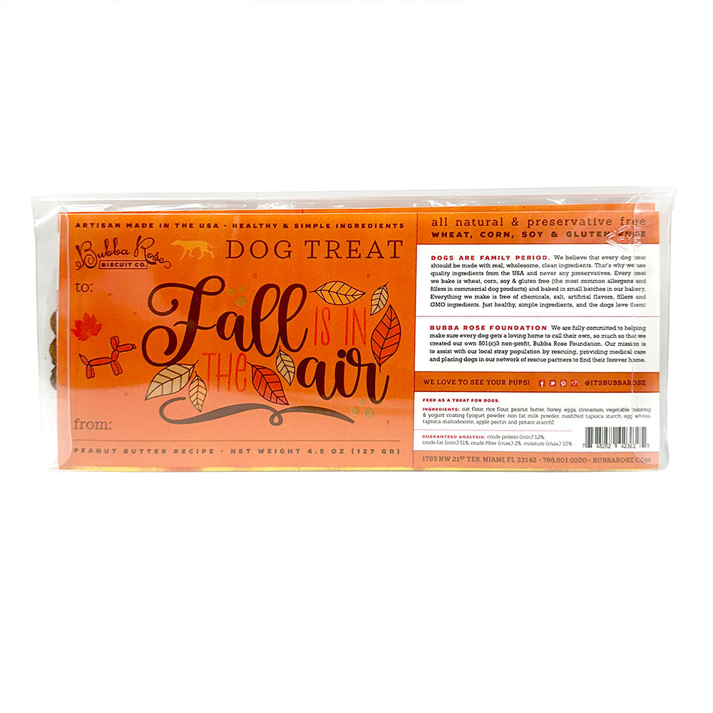 Bubba Rose Fall Is in the Air Dog Treat Box