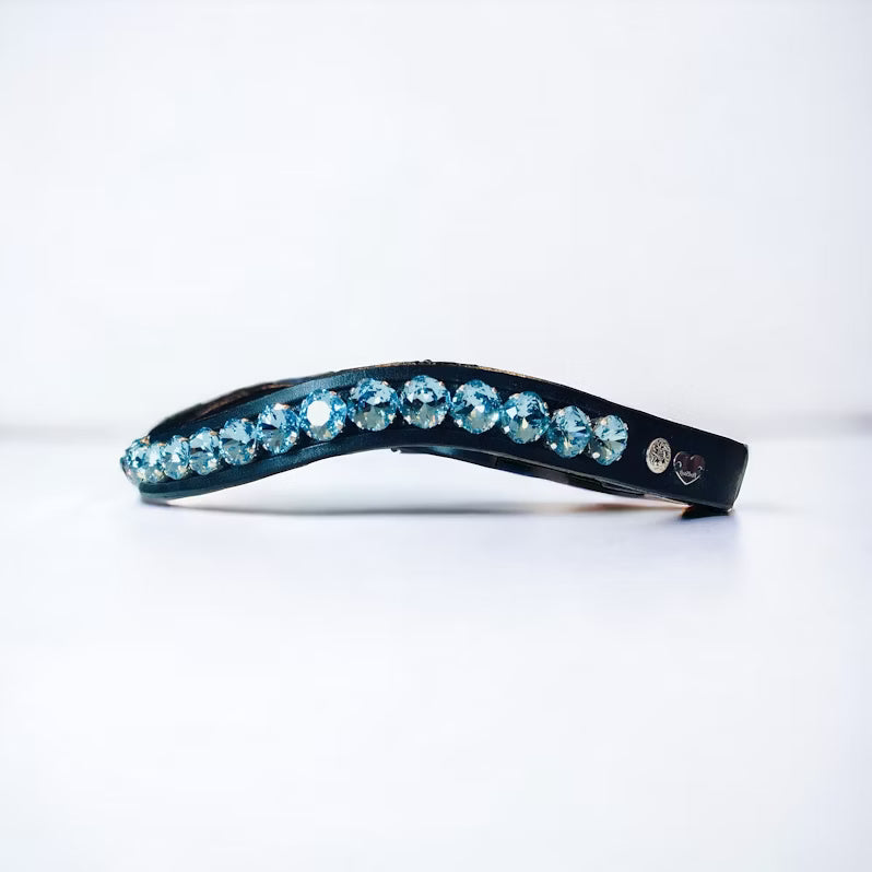 Fancy Delight Browband - Aquamarine