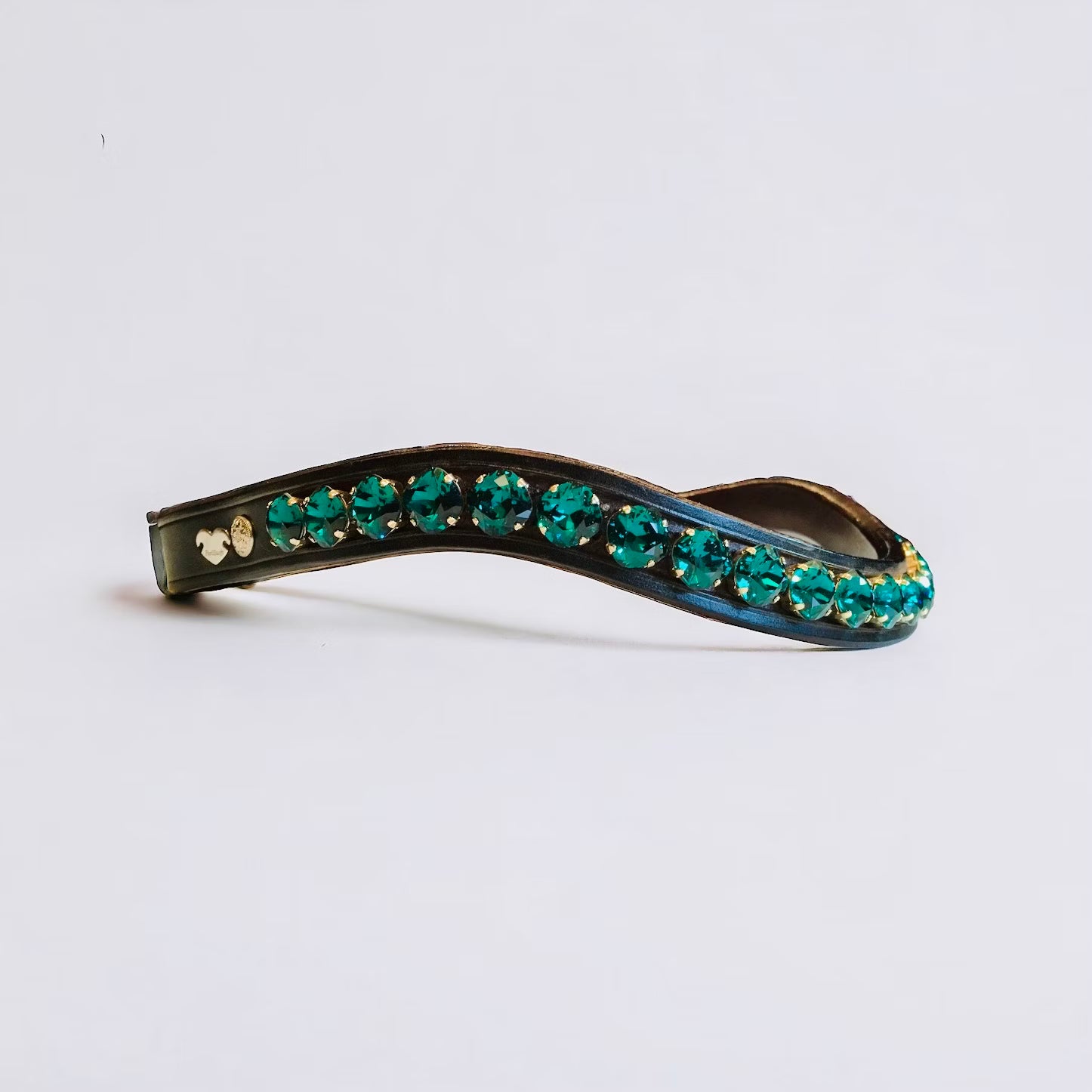 Fancy Delight Browband - Emerald
